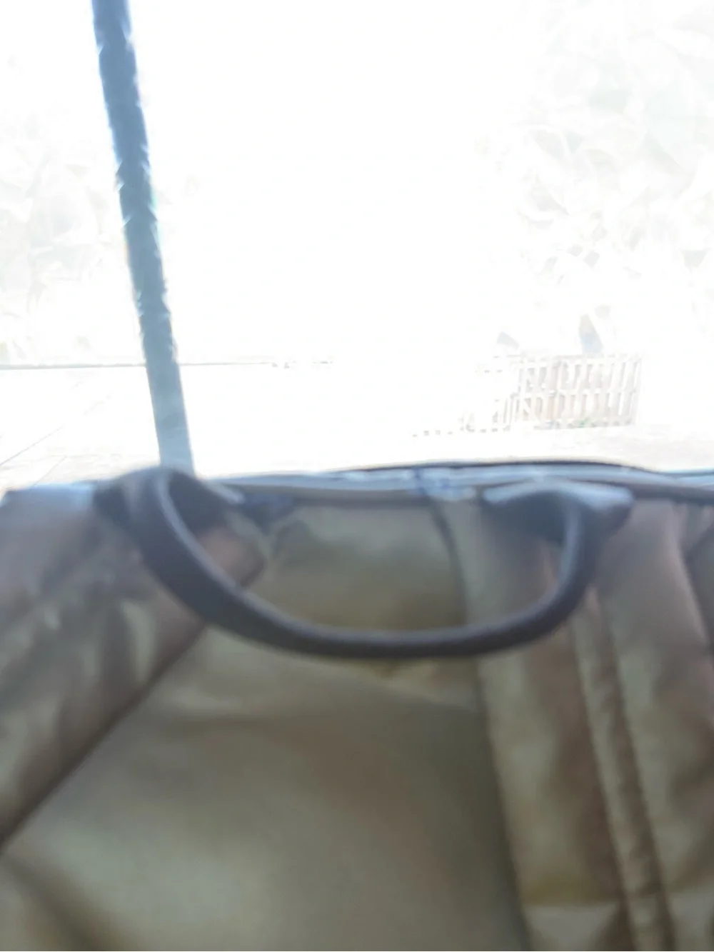 CALPAK  silver Backpack - Sleek Everyday Carry (some fray on straps)